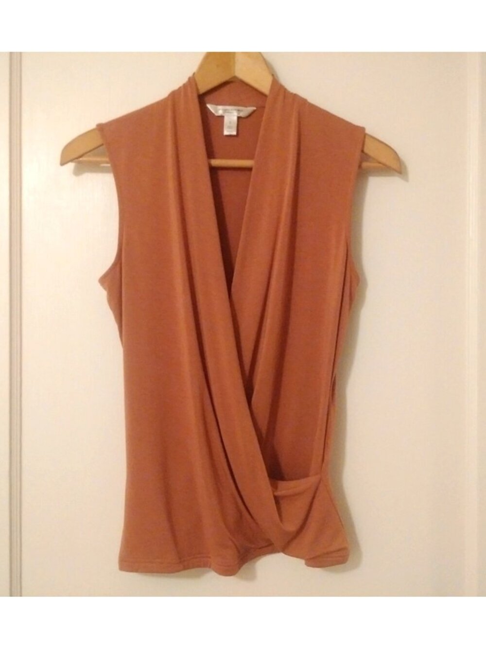 Like New Banana Republic Threadsoft Faux Wrap Sleeveless Top